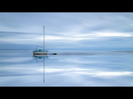 Blue Hour Tranquillity At Lytham