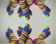 Multicoloured Pop Socks