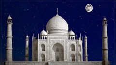 Good Night Taj Mahal by N. Khemka